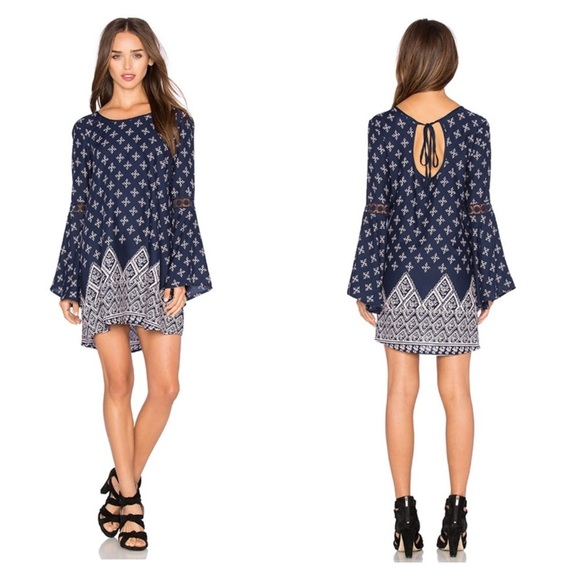 REVOLVE Dresses & Skirts - Revolve Band of Gypsies Printed Mini Dress
